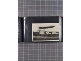 1907/38, Album 100 Zeppelin-Ansichtskarten, dabei 64 Karten bis 1914 (52 AK Deutsches Reich) mit vielen seltenen Ansichten, m