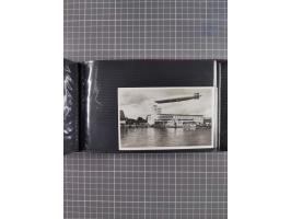 1907/38, Album 100 Zeppelin-Ansichtskarten, dabei 64 Karten bis 1914 (52 AK Deutsches Reich) mit vielen seltenen Ansichten, m