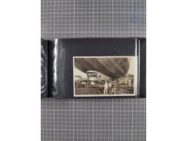 1907/38, Album 100 Zeppelin-Ansichtskarten, dabei 64 Karten bis 1914 (52 AK Deutsches Reich) mit vielen seltenen Ansichten, m
