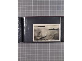 1907/38, Album 100 Zeppelin-Ansichtskarten, dabei 64 Karten bis 1914 (52 AK Deutsches Reich) mit vielen seltenen Ansichten, m