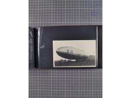 1907/38, Album 100 Zeppelin-Ansichtskarten, dabei 64 Karten bis 1914 (52 AK Deutsches Reich) mit vielen seltenen Ansichten, m