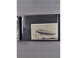 1907/38, Album 100 Zeppelin-Ansichtskarten, dabei 64 Karten bis 1914 (52 AK Deutsches Reich) mit vielen seltenen Ansichten, m