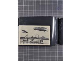 1907/38, Album 100 Zeppelin-Ansichtskarten, dabei 64 Karten bis 1914 (52 AK Deutsches Reich) mit vielen seltenen Ansichten, m