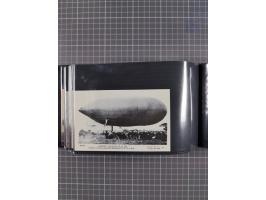 1907/38, Album 100 Zeppelin-Ansichtskarten, dabei 64 Karten bis 1914 (52 AK Deutsches Reich) mit vielen seltenen Ansichten, m