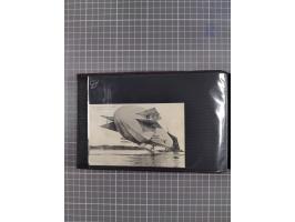 1907/38, Album 100 Zeppelin-Ansichtskarten, dabei 64 Karten bis 1914 (52 AK Deutsches Reich) mit vielen seltenen Ansichten, m