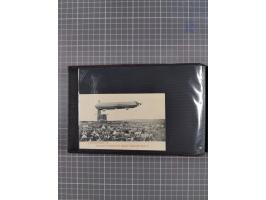 1907/38, Album 100 Zeppelin-Ansichtskarten, dabei 64 Karten bis 1914 (52 AK Deutsches Reich) mit vielen seltenen Ansichten, m