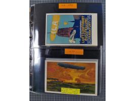1908/39, umfangreiche Sammlung von 234 Belegen, viel Deutsches Reich (126 St.) mit Zeppelinbriefen/ Karten, Zeppelin-Ansichts