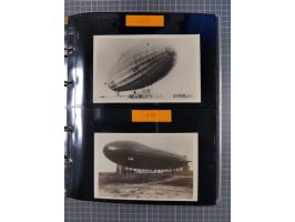 1908/39, umfangreiche Sammlung von 234 Belegen, viel Deutsches Reich (126 St.) mit Zeppelinbriefen/ Karten, Zeppelin-Ansichts