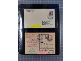 1908/39, umfangreiche Sammlung von 234 Belegen, viel Deutsches Reich (126 St.) mit Zeppelinbriefen/ Karten, Zeppelin-Ansichts