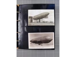 1908/39, umfangreiche Sammlung von 234 Belegen, viel Deutsches Reich (126 St.) mit Zeppelinbriefen/ Karten, Zeppelin-Ansichts