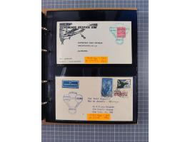 1908/39, umfangreiche Sammlung von 234 Belegen, viel Deutsches Reich (126 St.) mit Zeppelinbriefen/ Karten, Zeppelin-Ansichts