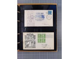 1908/39, umfangreiche Sammlung von 234 Belegen, viel Deutsches Reich (126 St.) mit Zeppelinbriefen/ Karten, Zeppelin-Ansichts