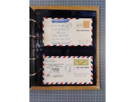 1908/39, umfangreiche Sammlung von 234 Belegen, viel Deutsches Reich (126 St.) mit Zeppelinbriefen/ Karten, Zeppelin-Ansichts