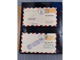 1908/39, umfangreiche Sammlung von 234 Belegen, viel Deutsches Reich (126 St.) mit Zeppelinbriefen/ Karten, Zeppelin-Ansichts