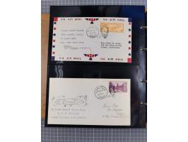 1908/39, umfangreiche Sammlung von 234 Belegen, viel Deutsches Reich (126 St.) mit Zeppelinbriefen/ Karten, Zeppelin-Ansichts