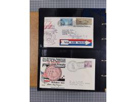 1908/39, umfangreiche Sammlung von 234 Belegen, viel Deutsches Reich (126 St.) mit Zeppelinbriefen/ Karten, Zeppelin-Ansichts