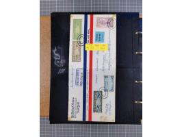 1908/39, umfangreiche Sammlung von 234 Belegen, viel Deutsches Reich (126 St.) mit Zeppelinbriefen/ Karten, Zeppelin-Ansichts