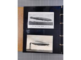 1908/39, umfangreiche Sammlung von 234 Belegen, viel Deutsches Reich (126 St.) mit Zeppelinbriefen/ Karten, Zeppelin-Ansichts