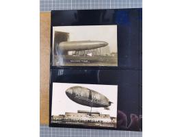 1908/39, umfangreiche Sammlung von 234 Belegen, viel Deutsches Reich (126 St.) mit Zeppelinbriefen/ Karten, Zeppelin-Ansichts