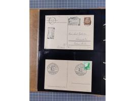 1908/39, umfangreiche Sammlung von 234 Belegen, viel Deutsches Reich (126 St.) mit Zeppelinbriefen/ Karten, Zeppelin-Ansichts