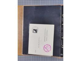 1908/39, umfangreiche Sammlung von 234 Belegen, viel Deutsches Reich (126 St.) mit Zeppelinbriefen/ Karten, Zeppelin-Ansichts