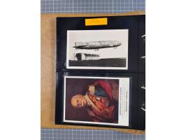 1908/39, umfangreiche Sammlung von 234 Belegen, viel Deutsches Reich (126 St.) mit Zeppelinbriefen/ Karten, Zeppelin-Ansichts