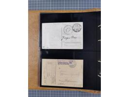 1908/39, umfangreiche Sammlung von 234 Belegen, viel Deutsches Reich (126 St.) mit Zeppelinbriefen/ Karten, Zeppelin-Ansichts