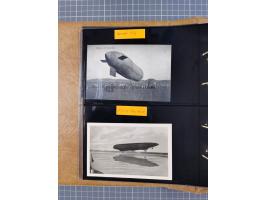 1908/39, umfangreiche Sammlung von 234 Belegen, viel Deutsches Reich (126 St.) mit Zeppelinbriefen/ Karten, Zeppelin-Ansichts