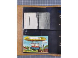 1908/39, umfangreiche Sammlung von 234 Belegen, viel Deutsches Reich (126 St.) mit Zeppelinbriefen/ Karten, Zeppelin-Ansichts