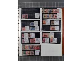 1900/39, Lagerbuch mit meist ungebrauchten/postfrischen Marken auf Steckkarten von D. Kolonien, Besetzung I. WK, Abstimmungsg