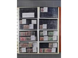 1900/39, Lagerbuch mit meist ungebrauchten/postfrischen Marken auf Steckkarten von D. Kolonien, Besetzung I. WK, Abstimmungsg