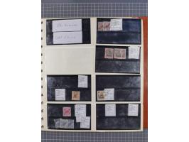 1900/39, Lagerbuch mit meist ungebrauchten/postfrischen Marken auf Steckkarten von D. Kolonien, Besetzung I. WK, Abstimmungsg