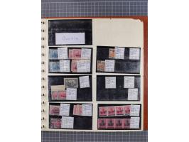 1900/39, Lagerbuch mit meist ungebrauchten/postfrischen Marken auf Steckkarten von D. Kolonien, Besetzung I. WK, Abstimmungsg