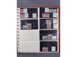 1900/39, Lagerbuch mit meist ungebrauchten/postfrischen Marken auf Steckkarten von D. Kolonien, Besetzung I. WK, Abstimmungsg