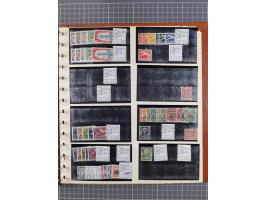 1900/39, Lagerbuch mit meist ungebrauchten/postfrischen Marken auf Steckkarten von D. Kolonien, Besetzung I. WK, Abstimmungsg