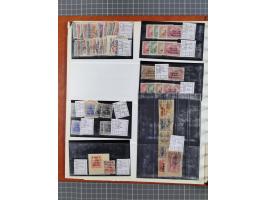 1900/39, Lagerbuch mit meist ungebrauchten/postfrischen Marken auf Steckkarten von D. Kolonien, Besetzung I. WK, Abstimmungsg