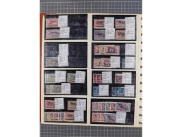 1900/39, Lagerbuch mit meist ungebrauchten/postfrischen Marken auf Steckkarten von D. Kolonien, Besetzung I. WK, Abstimmungsg