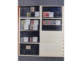 1900/39, Lagerbuch mit meist ungebrauchten/postfrischen Marken auf Steckkarten von D. Kolonien, Besetzung I. WK, Abstimmungsg