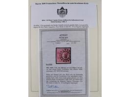 1849/1975, gestempelte Sammlung und 23 Briefe, ab Mi.-Nr. 1IIa breitrandig (FA Sem BPP), ferner 4I im waagerechten Paar, 3II,