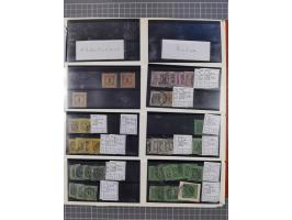 Baden bis Württemberg, meist ungebrauchter und gestempelter Bestand auf kleinen Steckkarten im Album, sauber sortiert in Meng