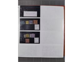 Baden bis Württemberg, meist ungebrauchter und gestempelter Bestand auf kleinen Steckkarten im Album, sauber sortiert in Meng