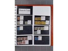 Baden bis Württemberg, meist ungebrauchter und gestempelter Bestand auf kleinen Steckkarten im Album, sauber sortiert in Meng