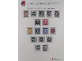 1945/53, ungebrauchte und postfrische Sammlung Zonen mit besseren und kpl. Ausgaben. Dabei u.a. Frz. Zone in den Hauptnummern