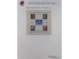 1945/53, ungebrauchte und postfrische Sammlung Zonen mit besseren und kpl. Ausgaben. Dabei u.a. Frz. Zone in den Hauptnummern