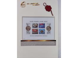 1945/53, ungebrauchte und postfrische Sammlung Zonen mit besseren und kpl. Ausgaben. Dabei u.a. Frz. Zone in den Hauptnummern