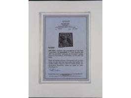 1849/1920, meist gestempelte Sammlung und 18 Briefe und Karten, ab Mi.-Nr. 1Ia, 1Ia PF X, 1IIa (2), 1Ia PF VII auf Brief, 3-7