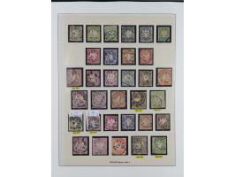 1849/1920, meist gestempelte Sammlung und 18 Briefe und Karten, ab Mi.-Nr. 1Ia, 1Ia PF X, 1IIa (2), 1Ia PF VII auf Brief, 3-7