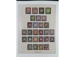 1849/1920, meist gestempelte Sammlung und 18 Briefe und Karten, ab Mi.-Nr. 1Ia, 1Ia PF X, 1IIa (2), 1Ia PF VII auf Brief, 3-7