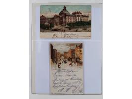 1849/1920, meist gestempelte Sammlung und 18 Briefe und Karten, ab Mi.-Nr. 1Ia, 1Ia PF X, 1IIa (2), 1Ia PF VII auf Brief, 3-7