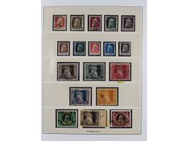 1849/1920, meist gestempelte Sammlung und 18 Briefe und Karten, ab Mi.-Nr. 1Ia, 1Ia PF X, 1IIa (2), 1Ia PF VII auf Brief, 3-7